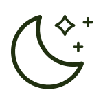 Green moon icon