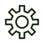 Green settings icon